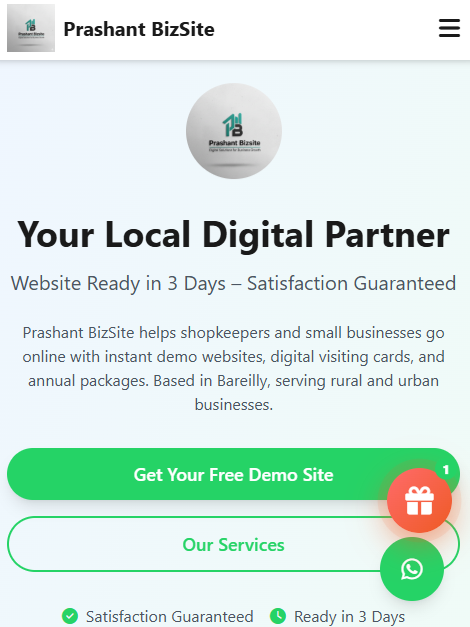 Business Website Project - PBiz Site