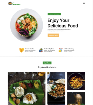 Restaurant Website Project - Hotel Resto Prashant