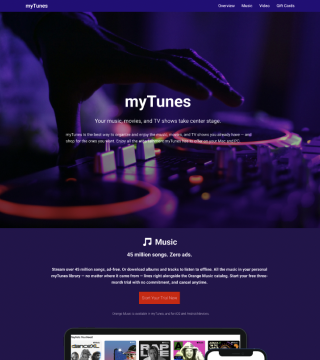 Music Website Project - Tunes Music